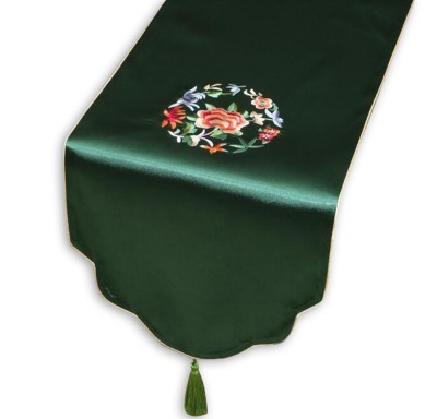 SKTR001 custom-made Chinese pastoral tablecloth style custom embroidery tablecloth style tablecloth tablecloth style tablecloth towel conference tablecloth tablecloth clothing factory tablecloth price detail view-1